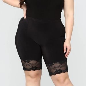 Lace biker shorts 3X